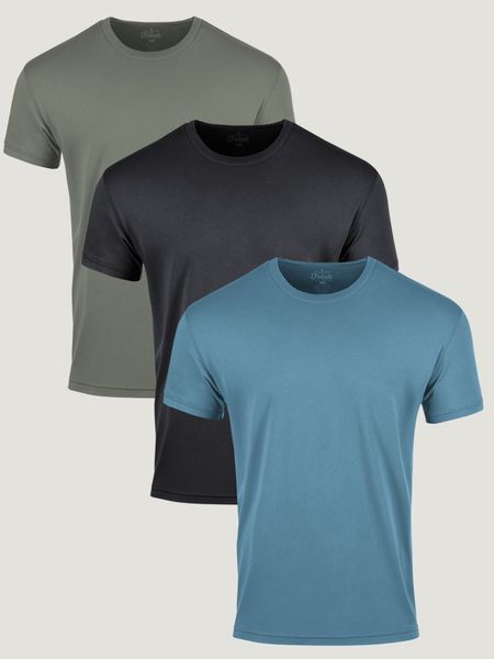 Bold 3-Pack Crew Neck T-Shirts Subscription | Fresh Clean Threads